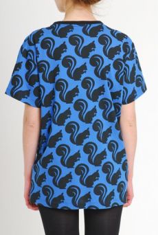 AW10/11 SQUIRREL TEE - BLUE - Other Image
