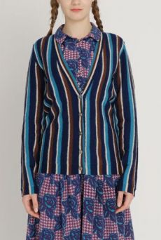 AW1213 BOILED COLLEGE CARDIGAN - VARIOUS