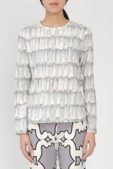 AW15 FRILLS LONG SLEEVE TEE - Other Image