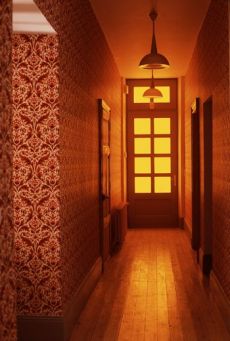 DAMASK WALLPAPER - RED - Other Image